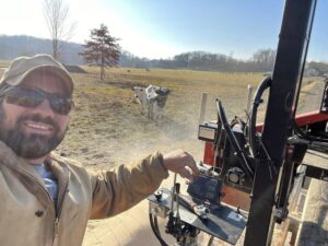 With my TimberKing 1400 Sawmill