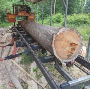 John's put his TimberKing 2000 to work at his West Virginia home location