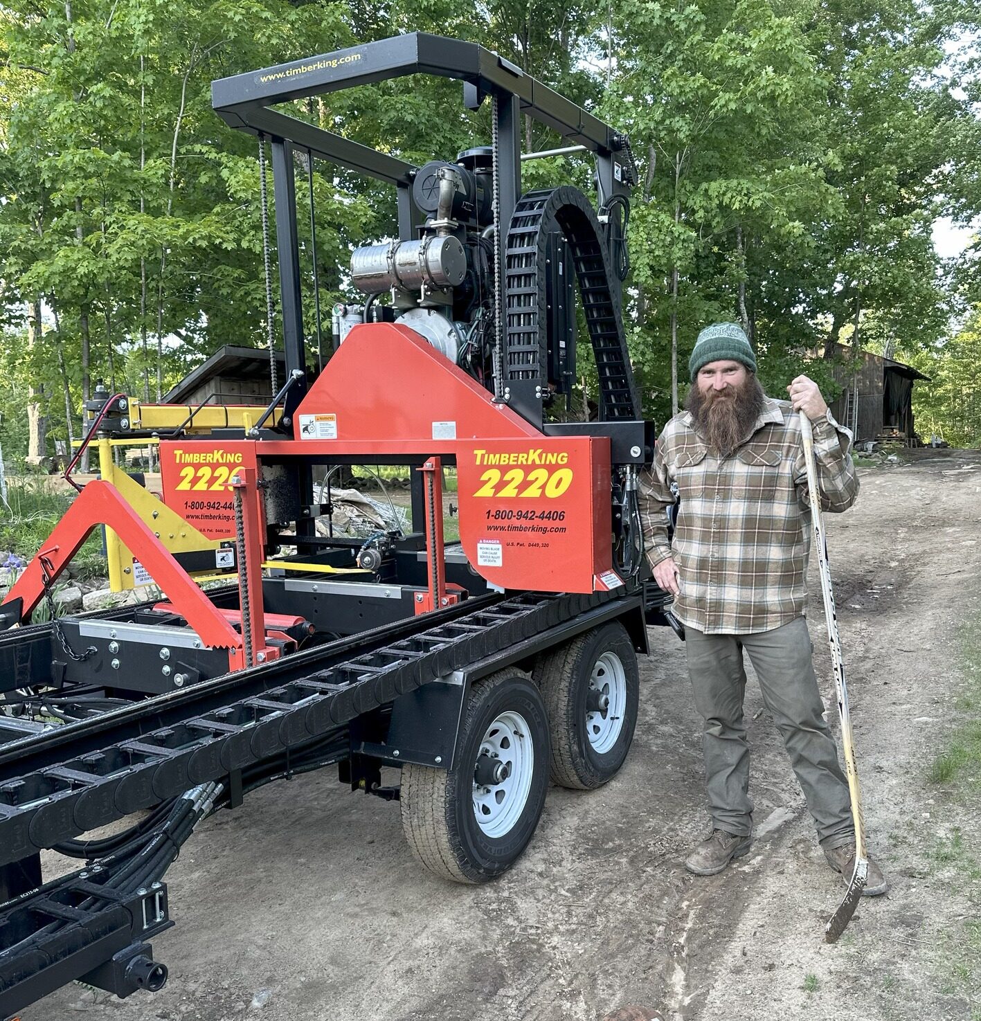 Ben and his TimberKing 2220