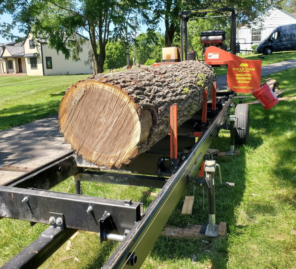 big log on mill