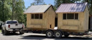 ANOTHER DAY, ANOTHER DELIVERY -Chris Cox has a profitable home business building sheds