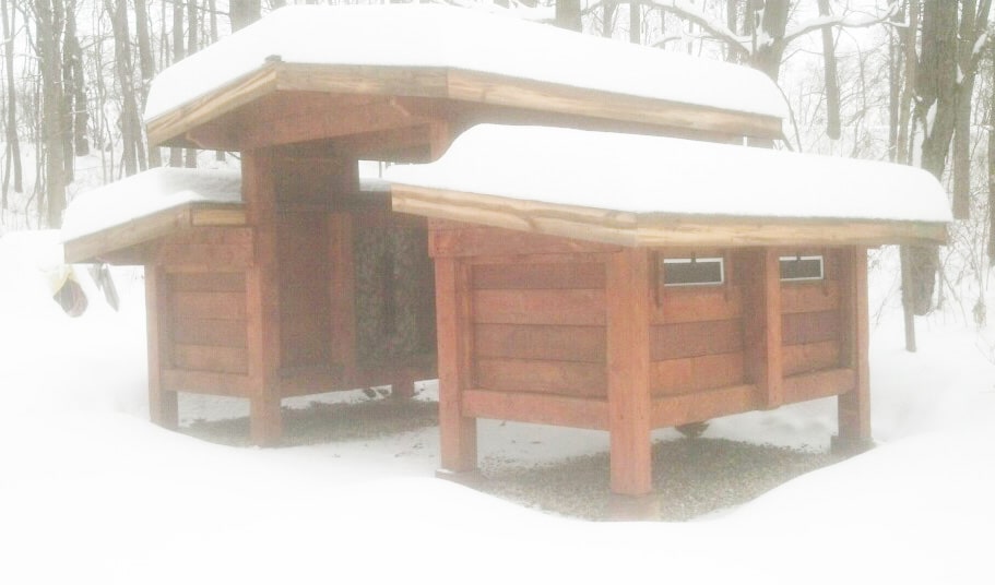 Yes, it snows in Minnesota! Winter camping anyone?