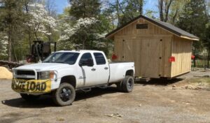 Chris delivers the goods to his customers on Saturdays, he says. No rest for this guy. "I work seven days a week."