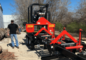 Dave picks up TK 2220 Sawmill at TimberKing in Kansas City