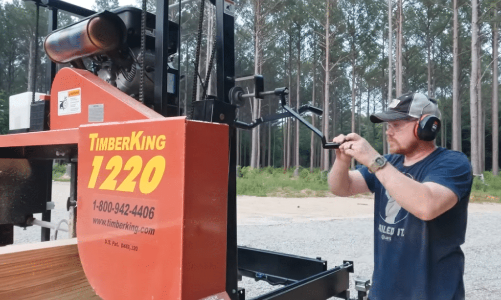 Jay operates sawmill