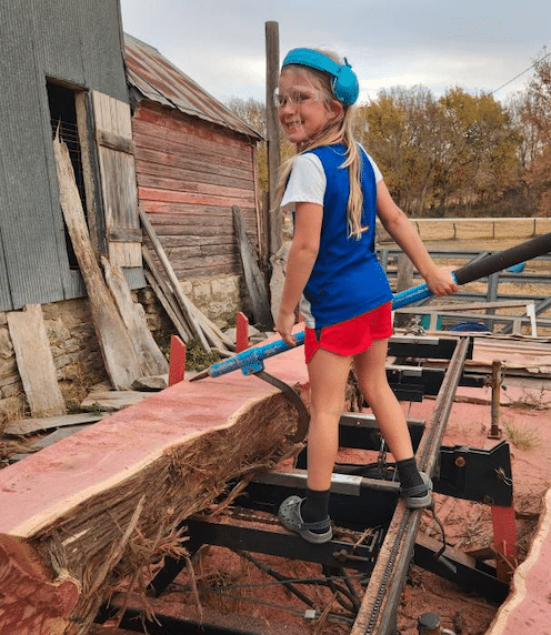 Justin's daughter, Abbot