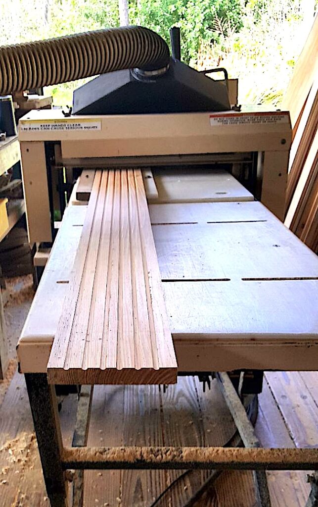 Floyd's 3 Woodmaster Molder/Planers add value to the lumber he saws out with his TimberKings