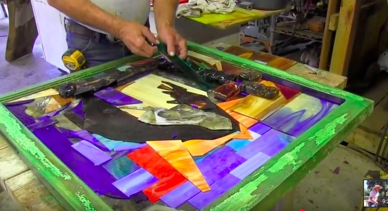 He applies artistry to just about everything he touches. Stained glass is just one of Doyle's methods of expression.