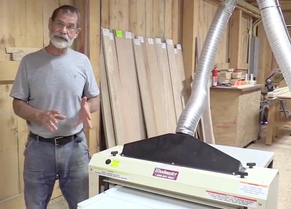 Bob has a "value added" operation. His TimberKing adds value by sawing boards and his Woodmaster 725 adds value again by turning boards he saws into finished products -- flooring, trim, and more.