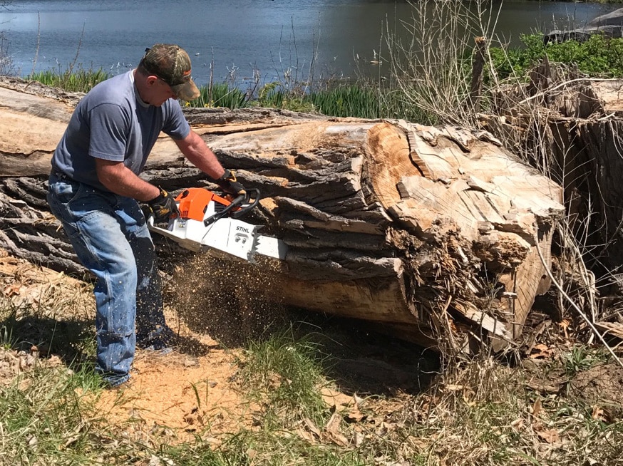 "I have many Stihl chainsaws including my most recent 880 with a 5 foot bar. You have to be sure and eat your breakfast before you use that one!"