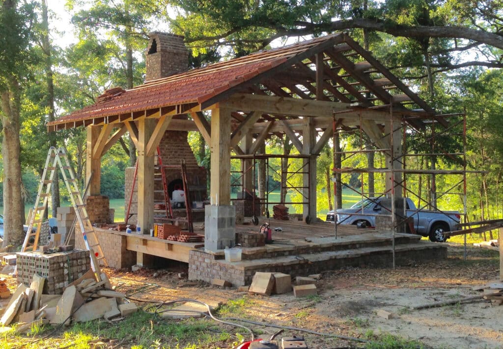 Picnics under the pavillion await the family that'll enjoy Adam's handiwork. Southern hospitality at its finest!